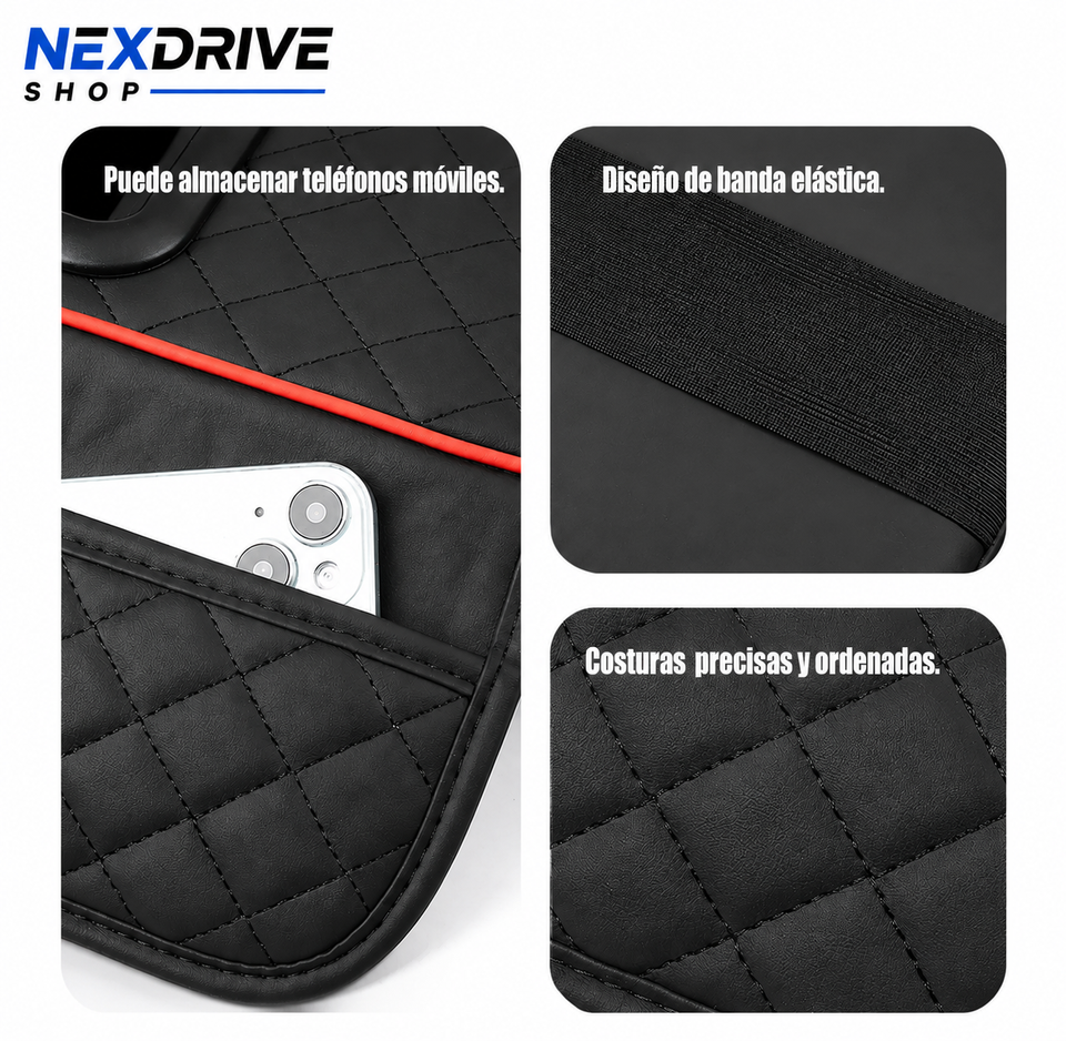 FUNDA PORTA PAPAEL Y VASO DE AUTO - POSABRAZOS DE AUTO