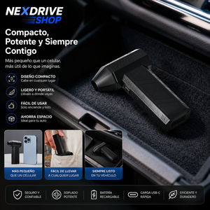 Soplador Inalámbrico Turbo – Potente, Compacto y Recargable