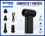 Soplador Inalámbrico Turbo – Potente, Compacto y Recargable